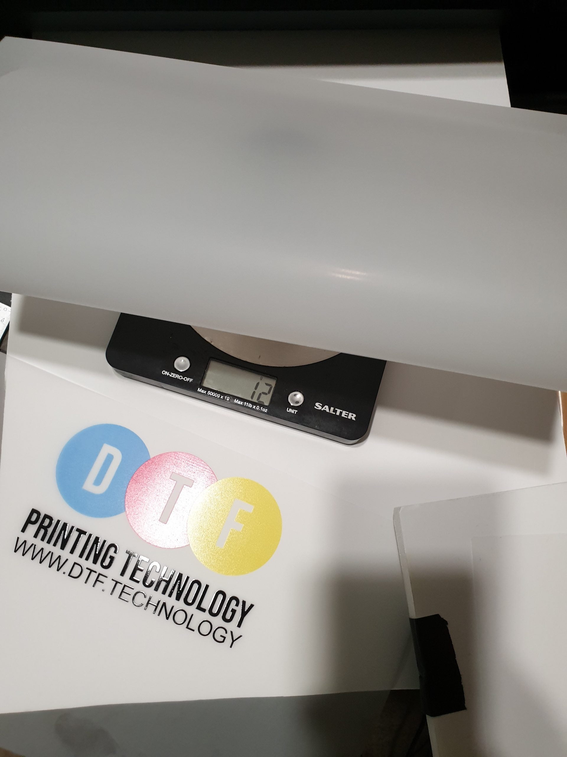 dtf printing powder ink usage