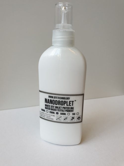 nanodroplet white dtf ink